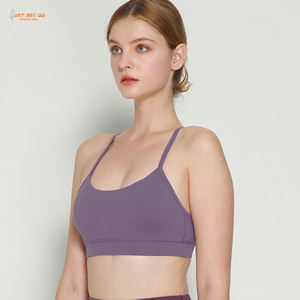 Vente flash Soutien-gorge de sport personnalisé pour femmes Grande taille Réversible Léger Décontracté Respirant Extensible dans les quatre sens Écologique - Product Image 4