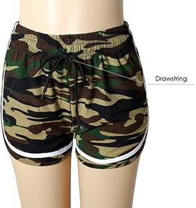 Pantalones cortos de camuflaje para mujer, de verano, 2021 - Product Image 1