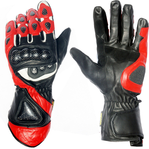 Gants de course d'hiver KEVEN IMPEX de qualité supérieure en cuir de vache véritable jaune et noir, respirants, antidérapants, à doigts entiers - Product Image 3