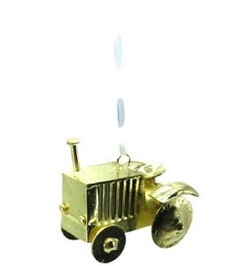Tracteur MINIATURE en fer métallique, 1 pièce, DESIGN UNIQUE, ornement suspendu de noël, décoration de sapin de noël, article de décoration de maison - Product Image 1