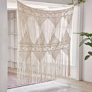 Macrame Wall Hanging at Wholesale Price Indian Supplier Macrame Curtain