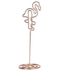 Tarjeta de alambre de diseño de aves de Metal, soporte para fotos, regalo de Navidad para boda, Festival personalizado, decoración de Halloween y Navidad - Product Image 1