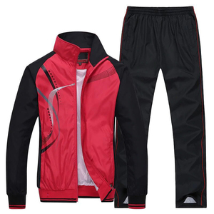 Survêtement pour homme, vêtement de sport de couleur noir, de haute qualité, personnalisé, près du corps, vente en gros - Product Image 6