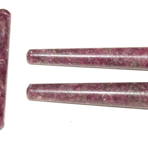 แท่งนวดผิวเรียบของ lepidolite: ไม้กายสิทธิ์นวดผิวเรียบ lepidolite เพื่อขายจุดคริสตัลรักษาธรรมชาติ - Product Image 1