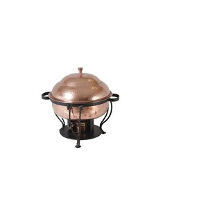 Vaisselle d'hôtel Chauffe-plats Pot Design élégant Hôtel et fête Traiteur Réchaud en acier inoxydable Dîner Plat de service alimentaire - Product Image 1