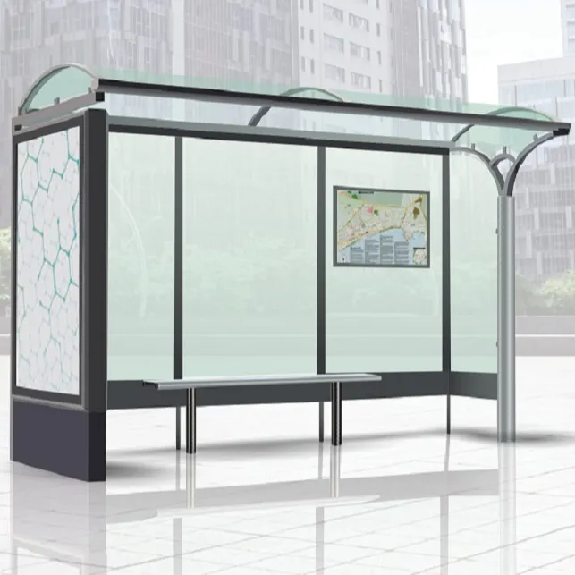 Тип 2, автобусная остановка для рекламы, автобусная остановка с чипом управления MUPI, лучшее качество, новый дизайн 2022