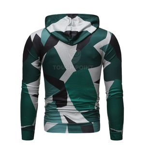 เสื้อฮู้ดดี้พิมพ์ลายซิลค์สกรีน โลโก้สั่งทำได้ เสื้อพูลโอเวอร์ผู้ชาย ผ้าฟลีซถัก 3 มิติ โพลีเอสเตอร์ 360 กรัม แบบเรียบ - Product Image 4