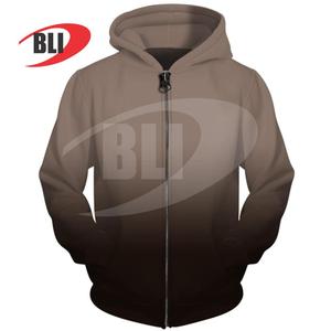 Vente en gros de sweats à capuche imprimés avant et arrière avec sublimation du logo de votre propre marque sweats à capuche zippés personnalisés pour hommes et femmes - Product Image 1