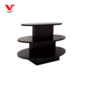 Tùy Chỉnh <span class=keywords><strong>Mdf</strong></span> Cửa Hàng Bán Lẻ 3 Tier Vòng Bảng Cho Quần Áo - Product Image 4