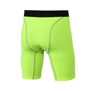 Gym Plus Size <b>Men</b> <b>Compression</b> <b>Shorts</b> with Elastic Waist Mid Rise Sublimation Printing - Product Image 6