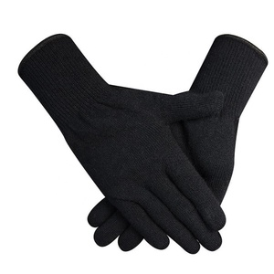 Gants en laine mérinos 100% OEM vente directe d'usine mode garder au chaud recycler logo de couleur personnalisé - Product Image 3