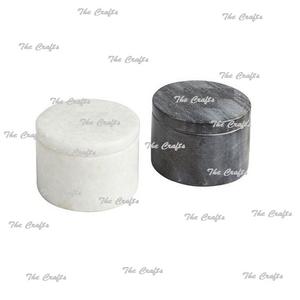 Kitchenware <b>Tea</b> <b>Coffee</b> Salt <b>Sugar</b> Box <b>Container</b> In White Marble Different Sizes Food Storage Box <b>Container</b> - Product Image 2