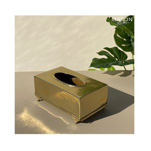 Soporte de caja de pañuelos de Color dorado de Metal para mesa de hotel y restaurante en casa caja de pañuelos decorativa a los precios más bajos - Product Image 6