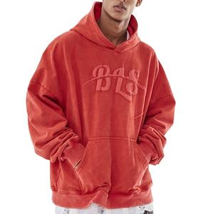 Pull à capuche surdimensionné pour hommes, sweat-shirt épais avec Logo imprimé en 3d, personnalisé, de haute qualité, populaire - Product Image 3
