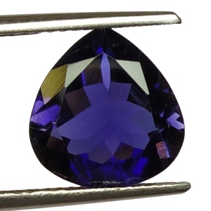 7mm Heart Cut <b>Natural</b> IOLITE Wholesale Factory Price High Quality Faceted Loose Gemstone Per Carat | <b>NATURAL</b> IOLITE | - Product Image 1