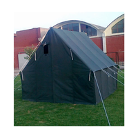 Tente en toile vert olive imperméable 2.7x2.7m personnalisée Tente de camping en plein air excédentaire russe résistante aux intempéries
