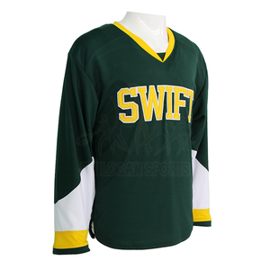 เสื้อฮ็อกกี้น้ำแข็งโพลีเอสเตอร์100% สำหรับผู้ชาย/ทำเอง Hokey Jersey/ระเหิดเสื้อฮ็อกกี้น้ำแข็ง - Product Image 5