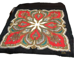 handmade Custom <b>Square</b> Bandana Scarf Fashionable Cotton Head Wrap for Women Ethnic Style for Muslim Women's <b>Hijab</b> - Product Image 6