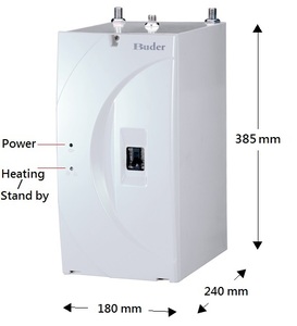 «Taiwan Buder» High <b>Efficiency</b> Under Sink Water Dispenser with Stainless Steel Pressure Tank and Instant <b>Heater</b> for Home Use - Product Image 2