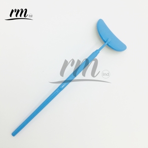 Half Moon Lash Extension <b>Mirror</b> Eyelash Application Accessories <b>Makeup</b> Tool Stainless Steel Matte Finishing Professional Quality - Product Image 1