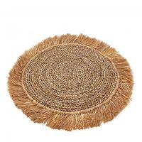 Hot <strong>Selling</strong> Classic Round Plate Decorations Natural Seagrass Woven Placemats <strong>Best</strong> Price Hotel <strong>Furniture</strong>-Made in Vietnam
