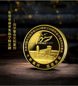 Distintivo personalizzabile per la medaglia di anniversario d'argento compagni di classe e compagni che raccolgono gioielli con stampi per monete personalizzazione dei componenti - Product Image 3