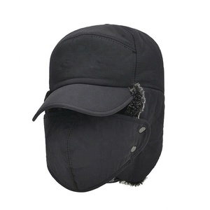 PIHA SPORTS – Bonnet d'hiver aviateur unisexe avec cache-oreilles et protection faciale, idéal pour le ski et les activités de plein air, camouflage, polyester/coton - Product Image 1