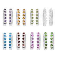 Péridot – boucles d'oreilles en pierres précieuses, meilleure vente, beau Design minimaliste, cerceau délicat, fabricant de bijoux de noël