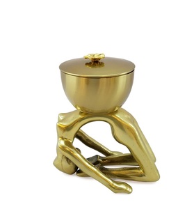 Decoración de boda, juego de cuencos para servir de nogal de Metal, soporte de diseño de flores, centro de mesa, cuenco de flores - Product Image 5