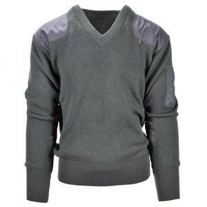 Pull en laine tricotée pour hommes, tricot d'ordinateur, à manches longues, solide, câble Jacquard, tricoté avec logo, broderie personnalisée, automne et hiver - Product Image 1