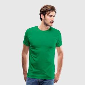 T-shirt décontracté à manches courtes 100% coton 180 g/m² pour hommes, coupe ajustée, design personnalisé avec col rond de couleur unie - Product Image 2