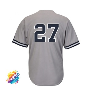 Maillot de softball/baseball Formula1 Industries New York, prix d'usine, vente en gros, personnalisé, bonne qualité, Spandex/Polyester, col en V - Product Image 3