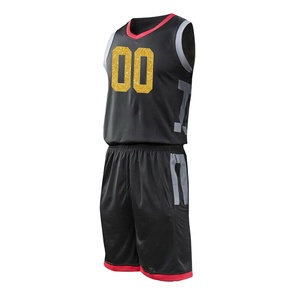 Último estilo mejor calidad logotipo personalizado hombres baloncesto uniforme Bsci venta al por mayor ropa deportiva color sólido hombres baloncesto uniformes - Product Image 2