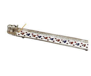 Porte-bâton d'encens en Aluminium blanc et brûleur de cône attrape-cendres Agarbatti Stand Room arôme - Product Image 4