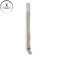 Pousse-cuticules professionnel en acier inoxydable argenté de 15 cm, double extrémité, pour retirer le vernis à ongles, outil de manucure, vente en gros