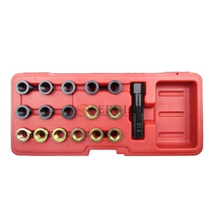 ชุดเครื่องมือซ่อมเกลียวหัวเทียนแบบสวม M12 จำนวน 17 ชิ้น จากไต้หวัน - Product Image 1