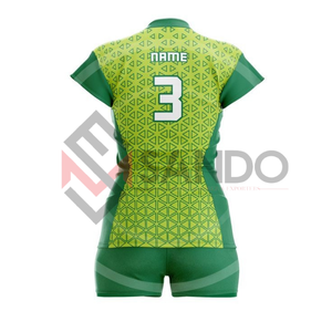 Conjunto de Uniforme de Voleibol al por Mayor para Mujer, Uniforme Deportivo de Poliéster con Impresión de Logotipo Personalizado - Product Image 6