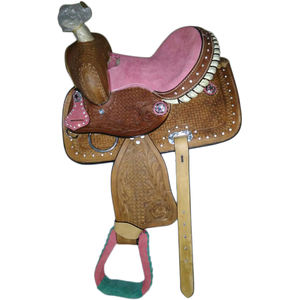 SELL Show Western tan cuero sillín IN;34648 14 15 16 17 18 Dollar 65 - Product Image 3