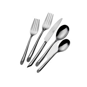 En Acier inoxydable Classique Round Cut Fin Poignée Couverts Ensemble royal couverts en acier inoxydable ensemble avec Martelé poignée - Product Image 1