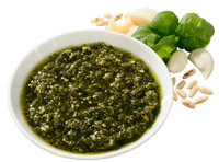 Calvi Pesto Di Liguria Olijf Basilicum Pinoli Knoflook Genova - Verse Italiaanse Condiment Groen 0,5kg IFS BRC Gecertificeerd Intens Italiaans
