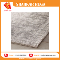 Tapis Shahkar pour la décoration de la maison, tapis en laine pelucheuse noués à la main, lavables, pour salon, style moderne, logo personnalisé imprimé