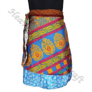 Minifalda de poliéster Reversible para mujer, falda Vintage de alta calidad, tamaño libre - Product Image 6