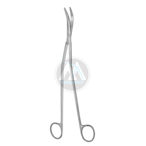 CRAFOORD Ciseaux de lobectomie incurvés manuels Jeu d'instruments Lame plus lourde Fonction émoussée/émoussée pour base chirurgicale - Product Image 6