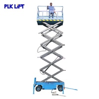 Plataforma Elevadora de Tijera Eléctrica Hidráulica Móvil de 4~18 m, Altura de Trabajo Opcional, en Oferta