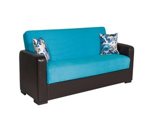 Sofá cama de tela elegante y moderno de tres asientos, futón seccional fácil de instalar para sala de estar, hotel, Villa y apartamento - Product Image 1