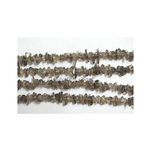 Smokey Quartz Chips Beads Strand Fengshui productos de piedra curativa - Product Image 1