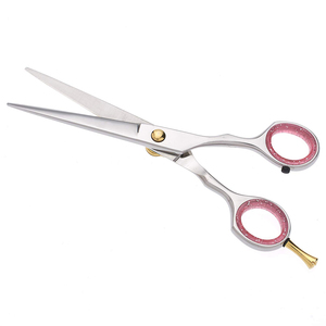 Chuyên Nghiệp Cắt Tóc Stylist Kéo Tóc Cắt Dao Cạo Kéo Gốm Xử Lý Lưỡi Sắc Nét Làm Tóc Tóc Cắt Kéo - Product Image 2