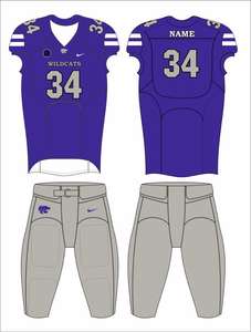 เครื่องแบบทีมฟุตบอลชุดอเมริกันสำหรับเยาวชนชุดทีมฟุตบอลโรงงาน OEM - Product Image 3