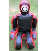 Mannequins de boxe personnalisés avec logo, sacs de frappe gonflables en cuir PU pour adultes, réglables avec sangle, tailles personnalisables