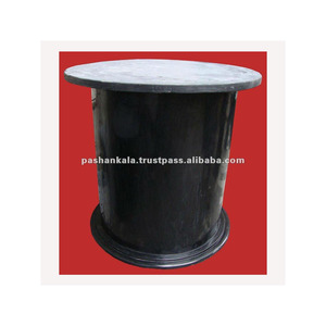 Main Noir Ronde En Marbre Table Top Stand - Product Image 1